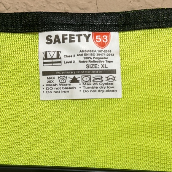 Men's High Visibility Softshell Fluorescent Yellow/Black Vest - Picture 6 of 10